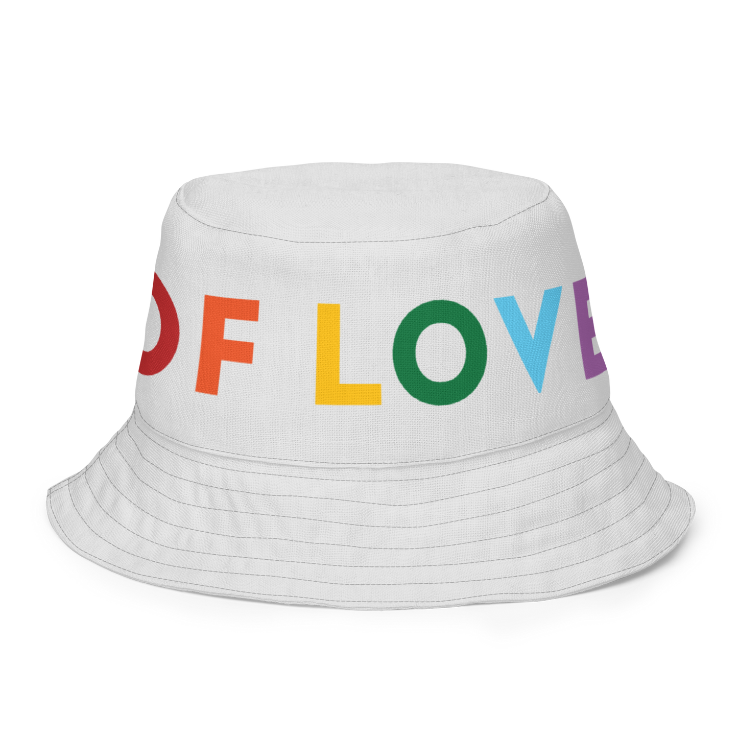 COLORS OF LOVE – F45 Pride Reversible Bucket Hat