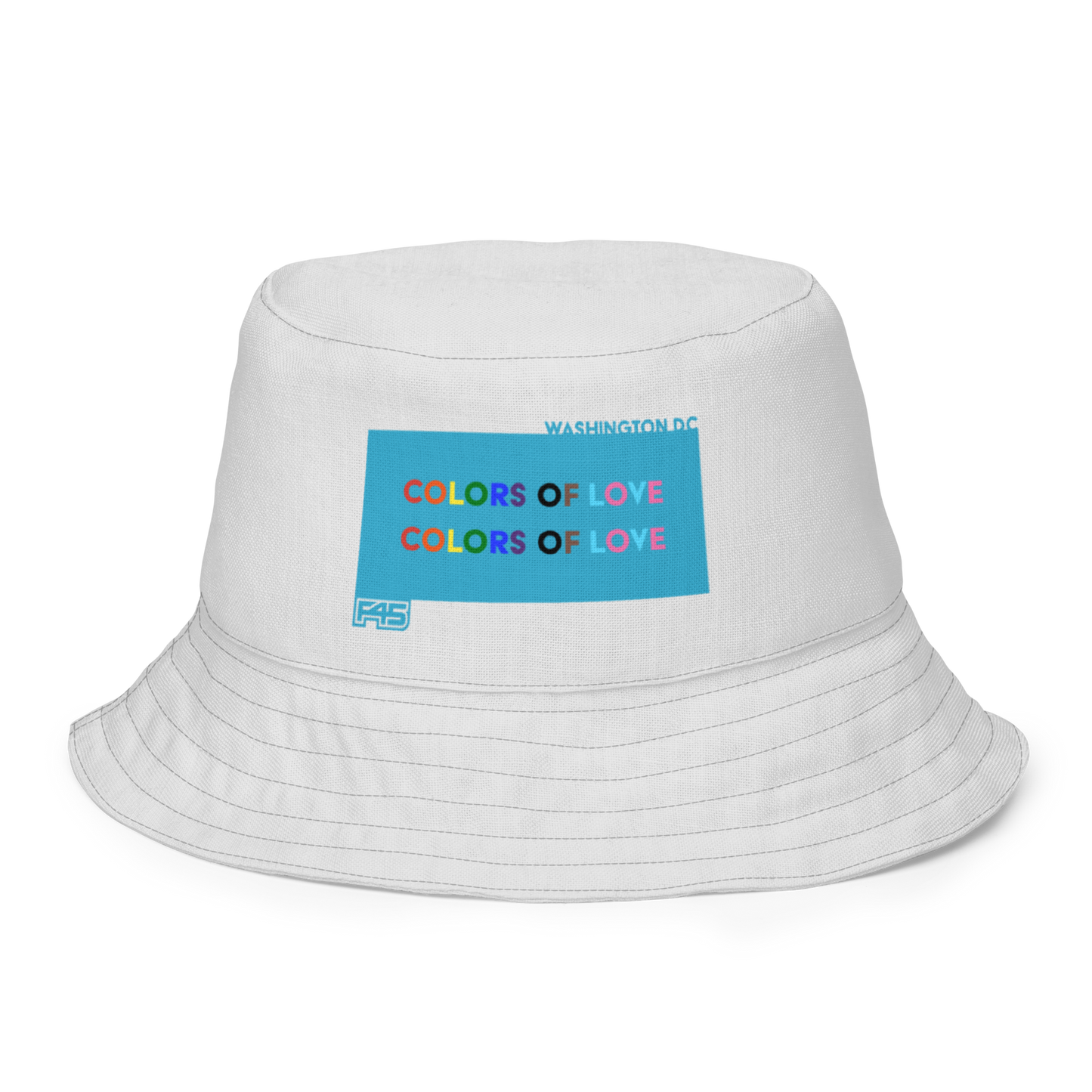 COLORS OF LOVE – F45 Pride Reversible Bucket Hat