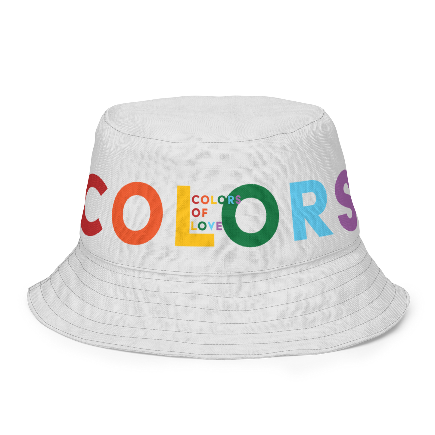 COLORS OF LOVE – F45 Pride Reversible Bucket Hat