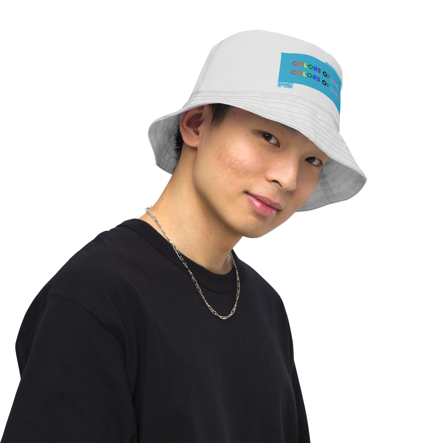 COLORS OF LOVE – F45 Pride Reversible Bucket Hat