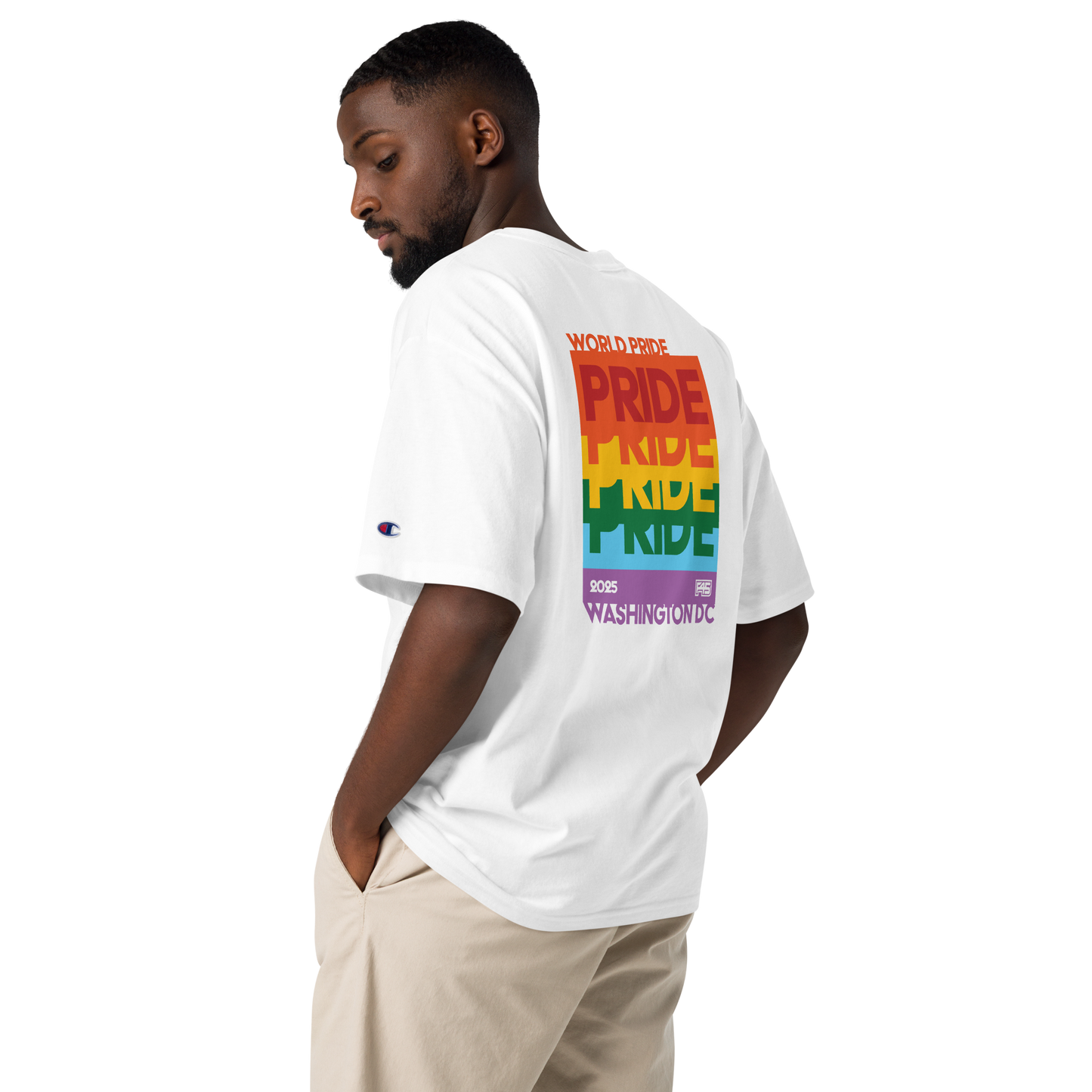 Men's Champion T-Shirt - World Pride 2025